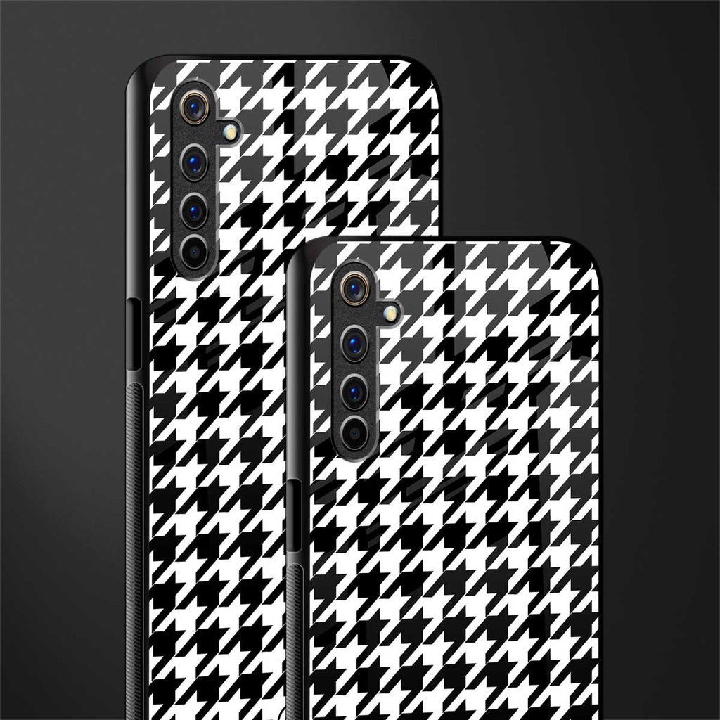 houndstooth classic glass case for realme 6 image-2