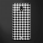 houndstooth classic glass case for redmi 8a image
