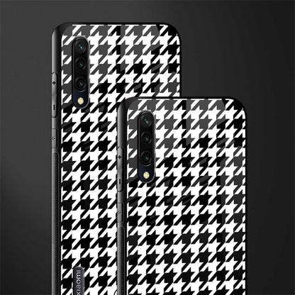 houndstooth classic glass case for mi a3 redmi a3 image-2