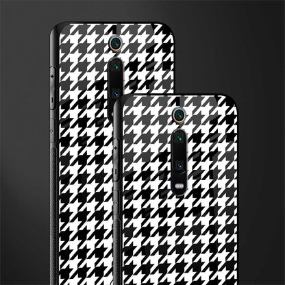 houndstooth classic glass case for redmi k20 pro image-2