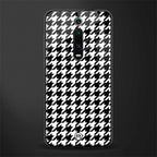 houndstooth classic glass case for redmi k20 image