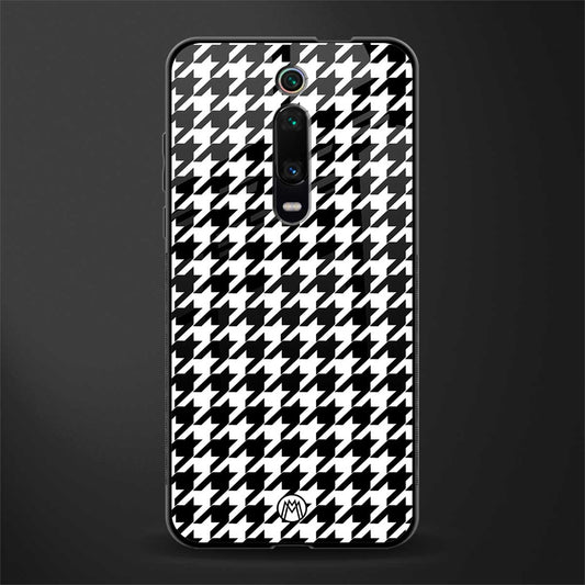 houndstooth classic glass case for redmi k20 image