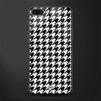 houndstooth classic glass case for realme c1 image