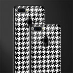 houndstooth classic glass case for oppo a12 image-2
