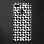 houndstooth classic glass case for oppo a12 image