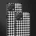 houndstooth classic glass case for mi 11 lite image-2