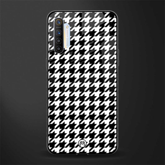 houndstooth classic glass case for realme x2 image