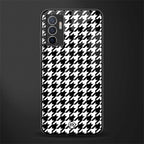 houndstooth classic glass case for vivo v23e image