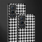 houndstooth classic glass case for vivo x70 pro image-2