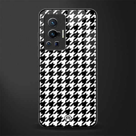 houndstooth classic glass case for vivo x70 pro image