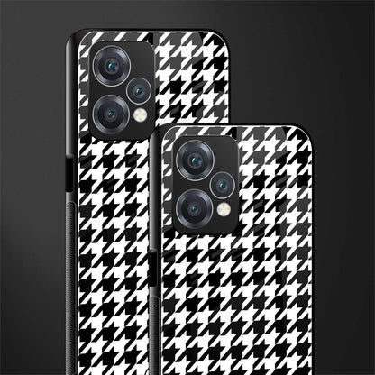 houndstooth classic back phone cover | glass case for realme 9 pro 5g