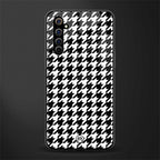houndstooth classic glass case for realme x50 pro image