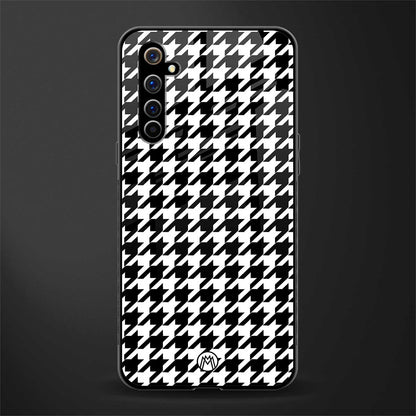 houndstooth classic glass case for realme x50 pro image