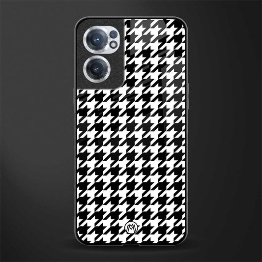 houndstooth classic glass case for oneplus nord ce 2 5g image