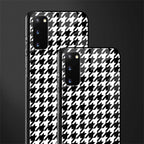 houndstooth classic glass case for samsung galaxy s20 image-2
