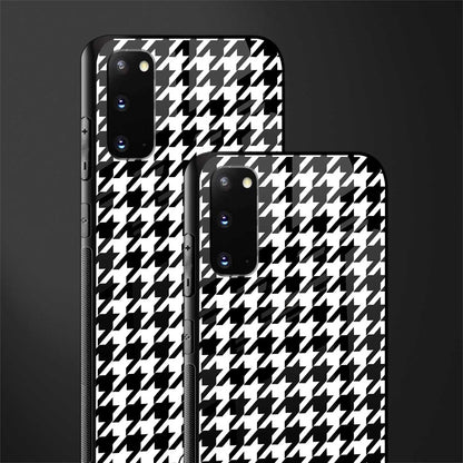 houndstooth classic glass case for samsung galaxy s20 image-2
