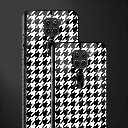 houndstooth classic glass case for redmi note 9 image-2