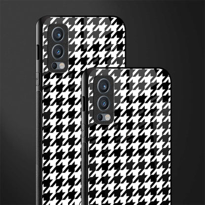 houndstooth classic glass case for oneplus nord 2 5g image-2