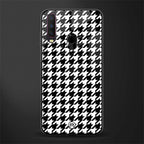houndstooth classic glass case for vivo y12 image