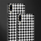 houndstooth classic glass case for vivo v11 pro image-2