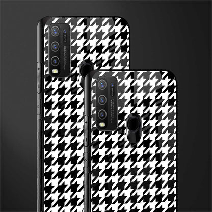 houndstooth classic glass case for vivo y50 image-2