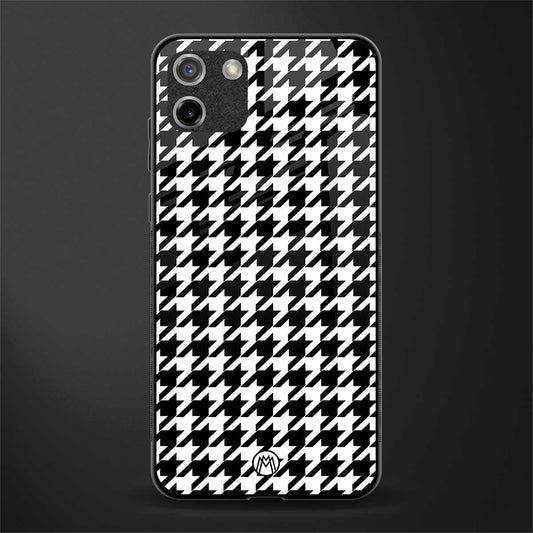 houndstooth classic glass case for realme c11 image