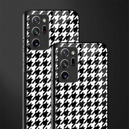 houndstooth classic glass case for samsung galaxy note 20 ultra 5g image-2