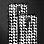 houndstooth classic glass case for poco m2 image-2