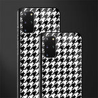 houndstooth classic glass case for samsung galaxy s20 plus image-2