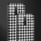 houndstooth classic glass case for realme x2 pro image-2