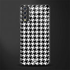 houndstooth classic glass case for vivo y20svivo y20avivo y20g image