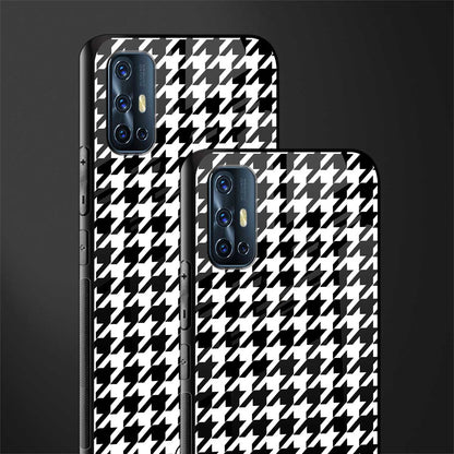 houndstooth classic glass case for vivo v17 image-2