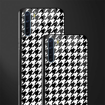 houndstooth classic glass case for oppo f15 image-2