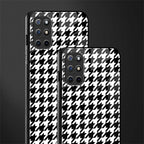 houndstooth classic glass case for oneplus 8t image-2