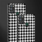 houndstooth classic glass case for realme 7i image-2