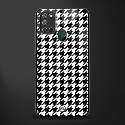 houndstooth classic glass case for realme 7i image