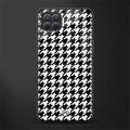 houndstooth classic glass case for oppo f17 pro image