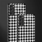 houndstooth classic glass case for samsung galaxy s20 fe image-2