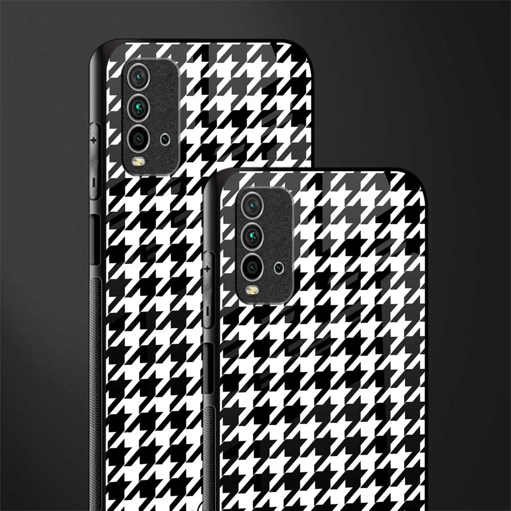 houndstooth classic glass case for redmi 9 power image-2
