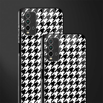 houndstooth classic glass case for redmi 9 power image-2