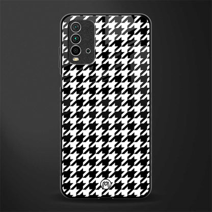 houndstooth classic glass case for redmi 9 power image