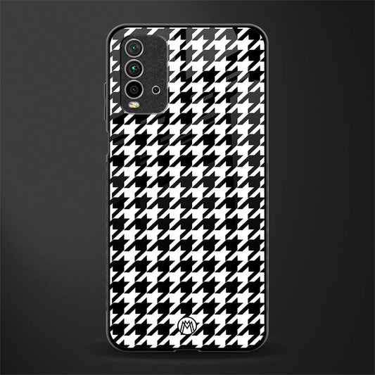 houndstooth classic glass case for redmi 9 power image