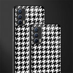 houndstooth classic glass case for realme x7 image-2