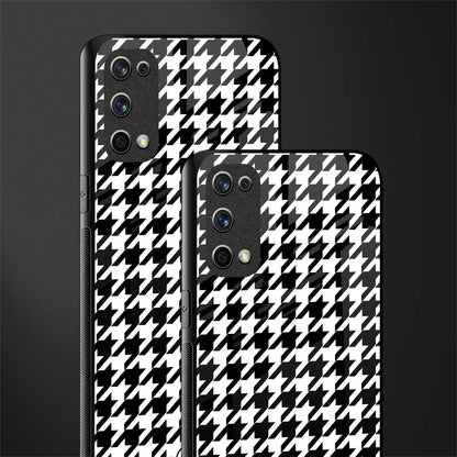 houndstooth classic glass case for realme x7 pro image-2