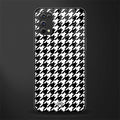 houndstooth classic glass case for realme x7 pro image
