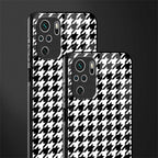 houndstooth classic glass case for redmi note 10s image-2