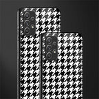 houndstooth classic glass case for samsung galaxy a32 4g image-2