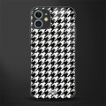 houndstooth classic glass case for iphone 11 image