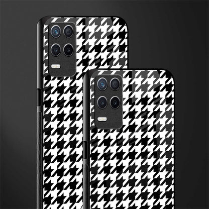 houndstooth classic glass case for realme 8 5g image-2
