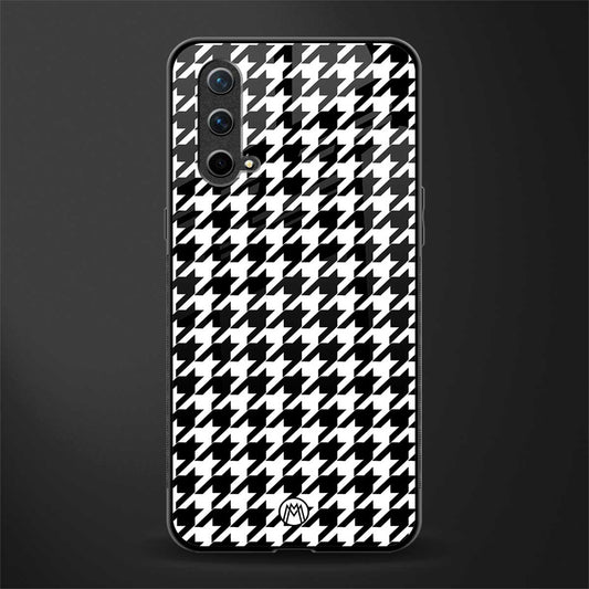 houndstooth classic glass case for oneplus nord ce 5g image